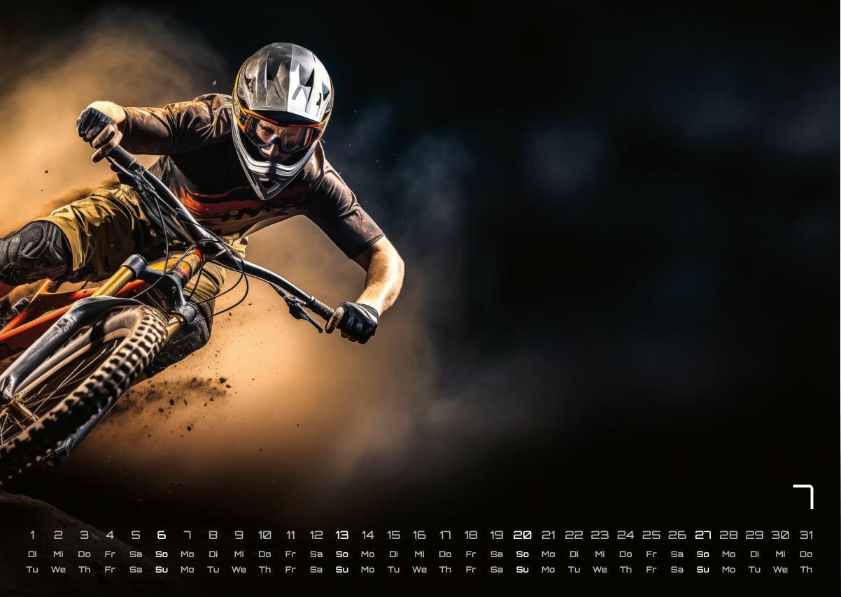 Bild: 9783986734138 | MTB Mountainbike - 2025 - Kalender DIN A3 | GP-Fever.de | Kalender