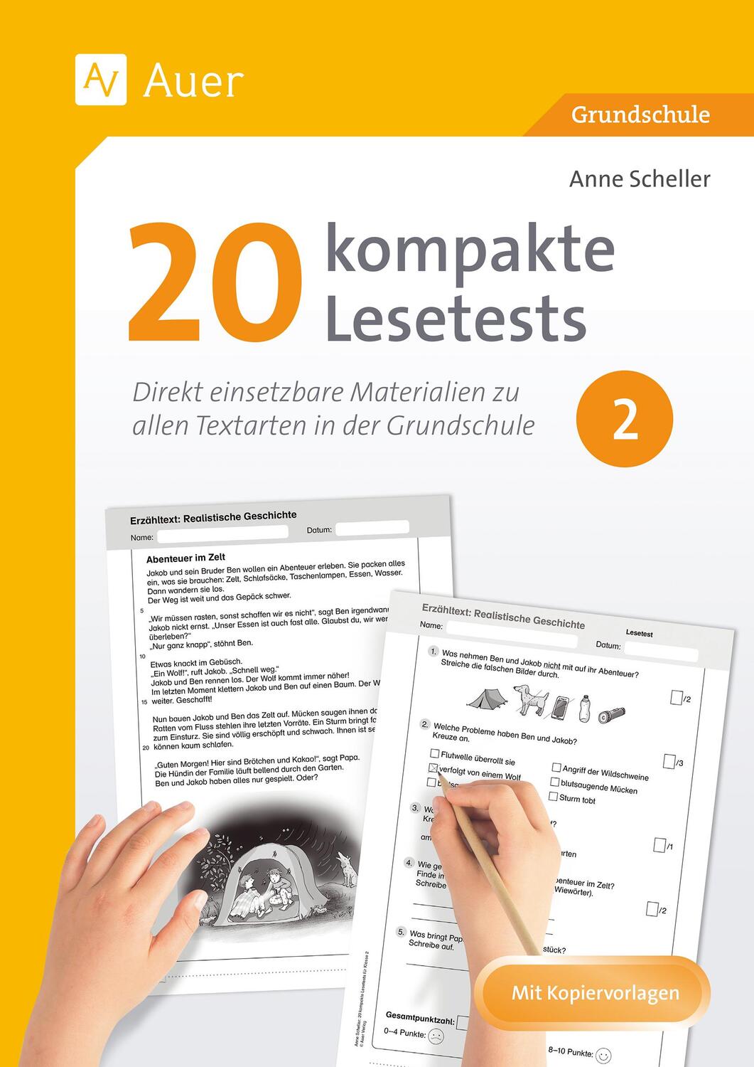 Cover: 9783403088035 | 20 kompakte Lesetests für Klasse 2 | Anne Scheller | Broschüre | 72 S.