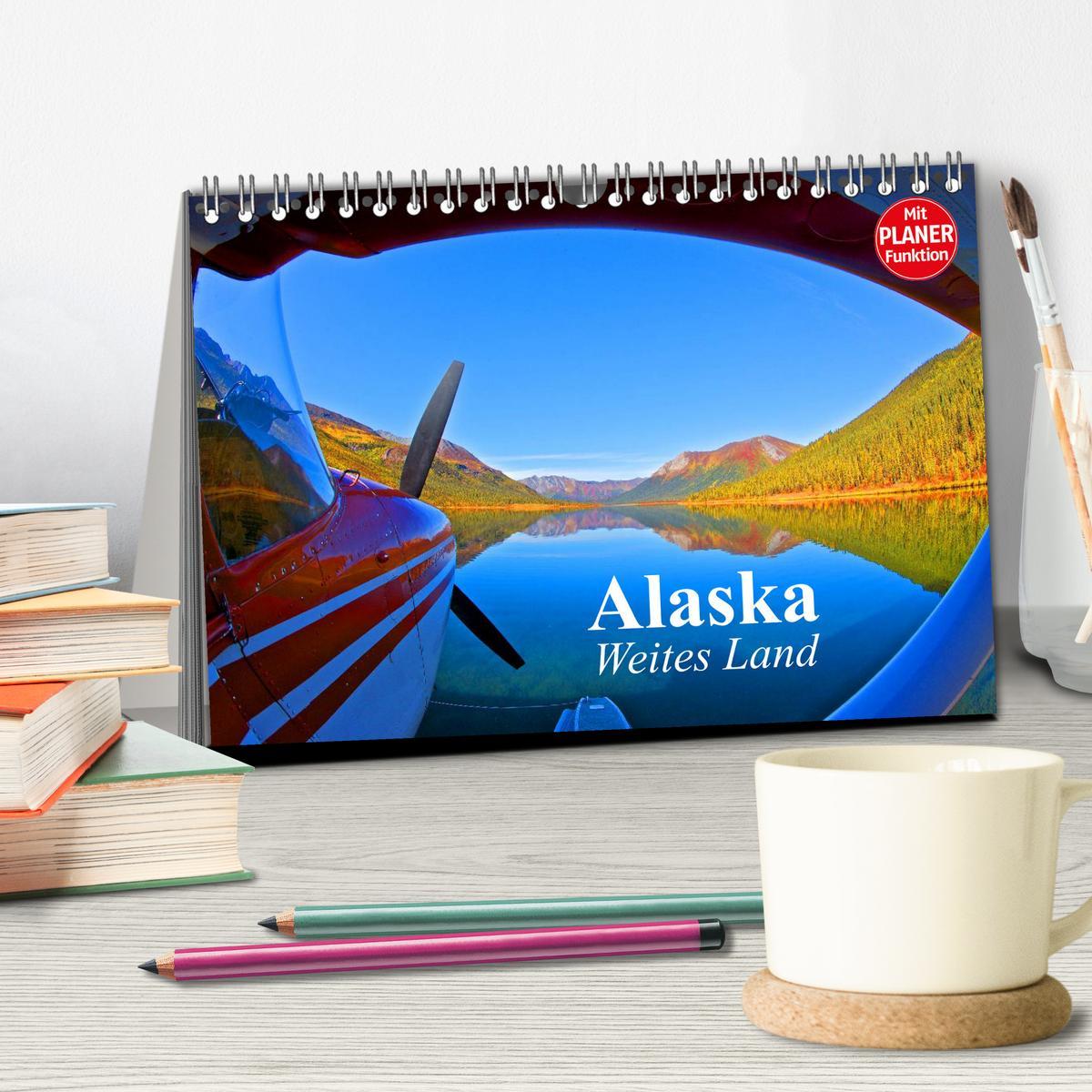 Bild: 9783435522293 | Alaska - Weites Land (Tischkalender 2025 DIN A5 quer), CALVENDO...