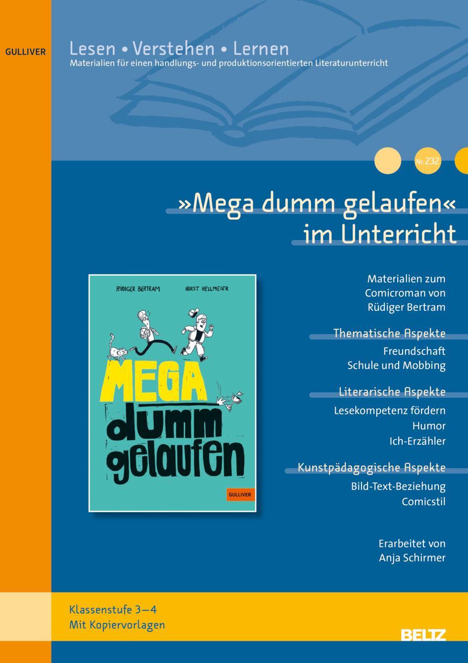 Cover: 9783407824141 | »Mega dumm gelaufen« im Unterricht | Anja Schirmer | Broschüre | 24 S.