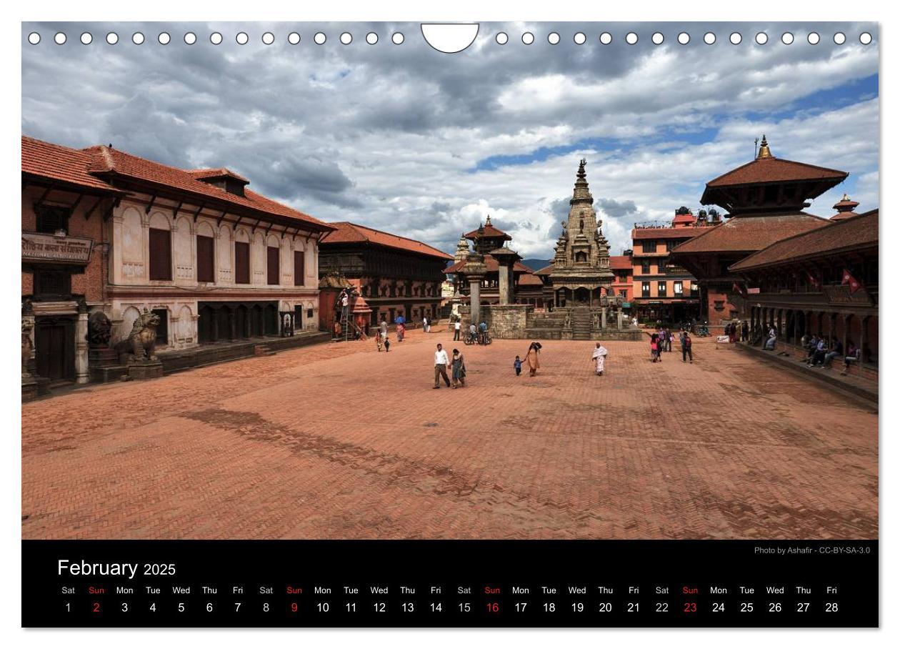 Bild: 9781325961962 | Monuments of Nepal 2025 (Wall Calendar 2025 DIN A4 landscape),...