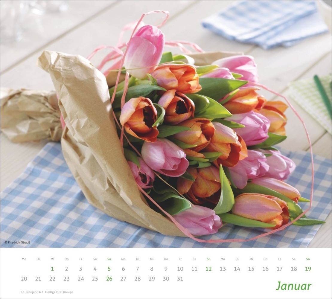 Bild: 9783756406876 | Blumen Bildkalender 2025 | Kalender | Spiralbindung | 14 S. | Deutsch