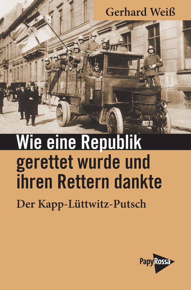 Cover: 9783894387693 | Wie eine Republik gerettet wurde und ihren Rettern dankte | Weiß