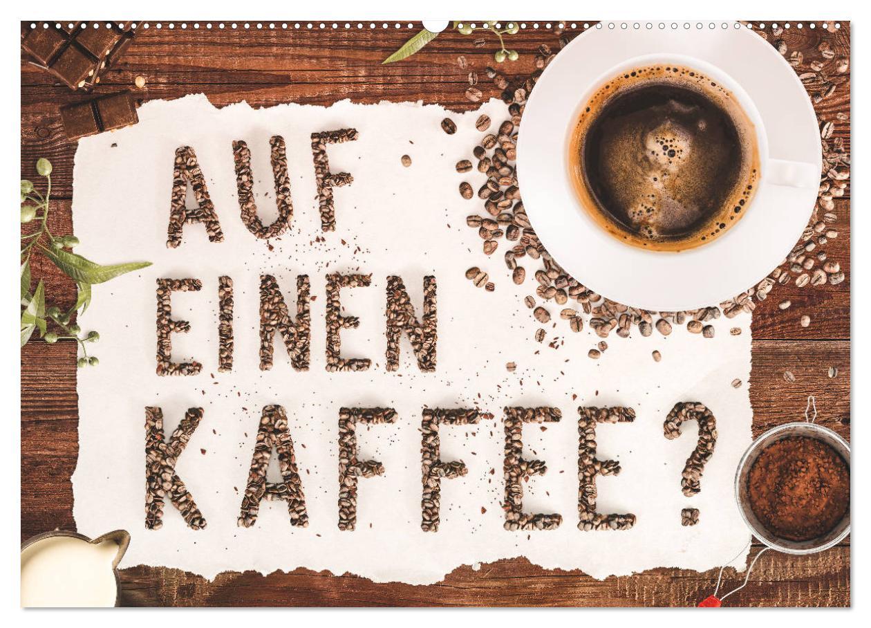 Cover: 9783435307906 | Auf einen Kaffee? (Wandkalender 2025 DIN A2 quer), CALVENDO...