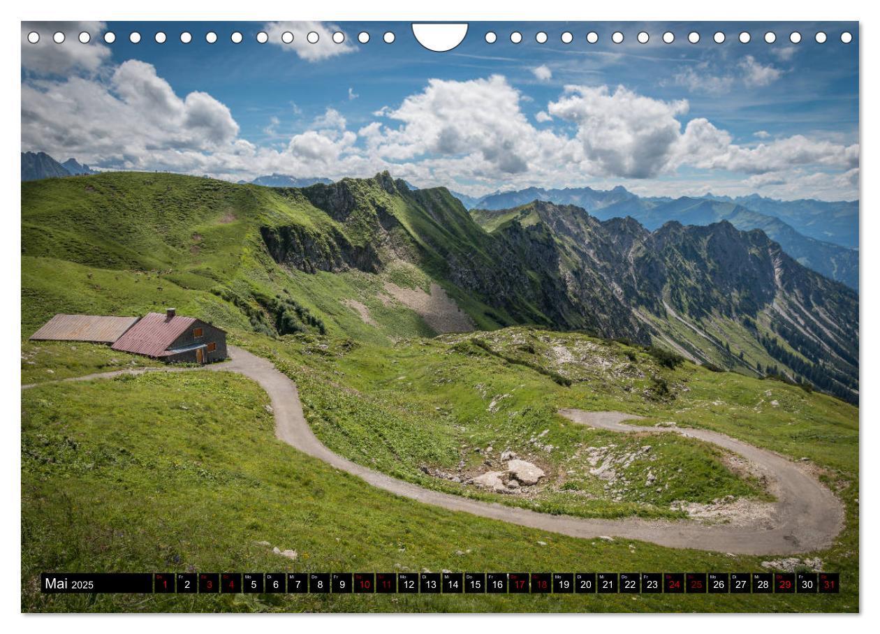 Bild: 9783435438525 | Oberallgäu - Oberstdorf und Umgebung (Wandkalender 2025 DIN A4...