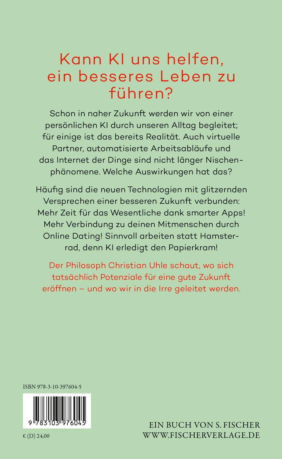 Rückseite: 9783103976045 | Künstliche Intelligenz und echtes Leben | Christian Uhle | Buch | 2024