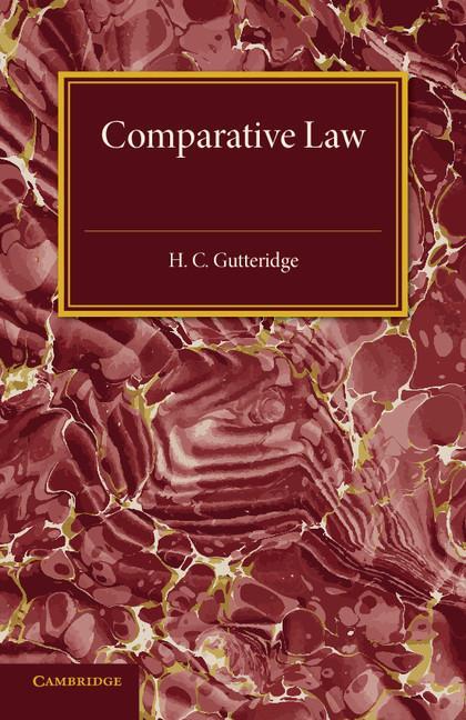 Cover: 9781107594722 | Comparative Law | H. C. Gutteridge | Taschenbuch | Paperback | 2015