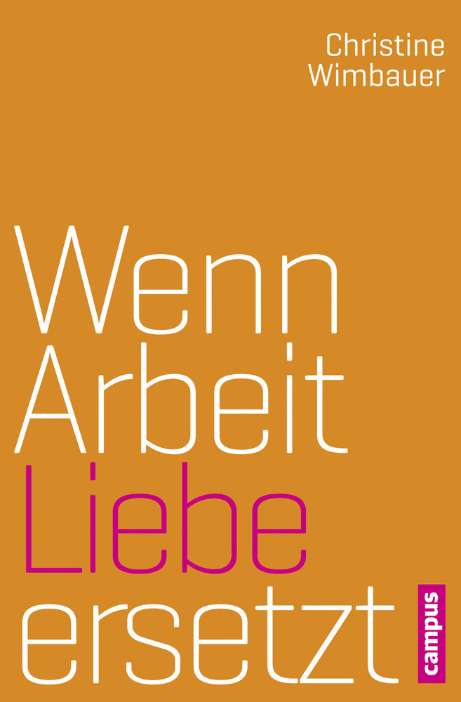 Cover: 9783593397825 | Wenn Arbeit Liebe ersetzt | Christine Wimbauer | Taschenbuch | 409 S.