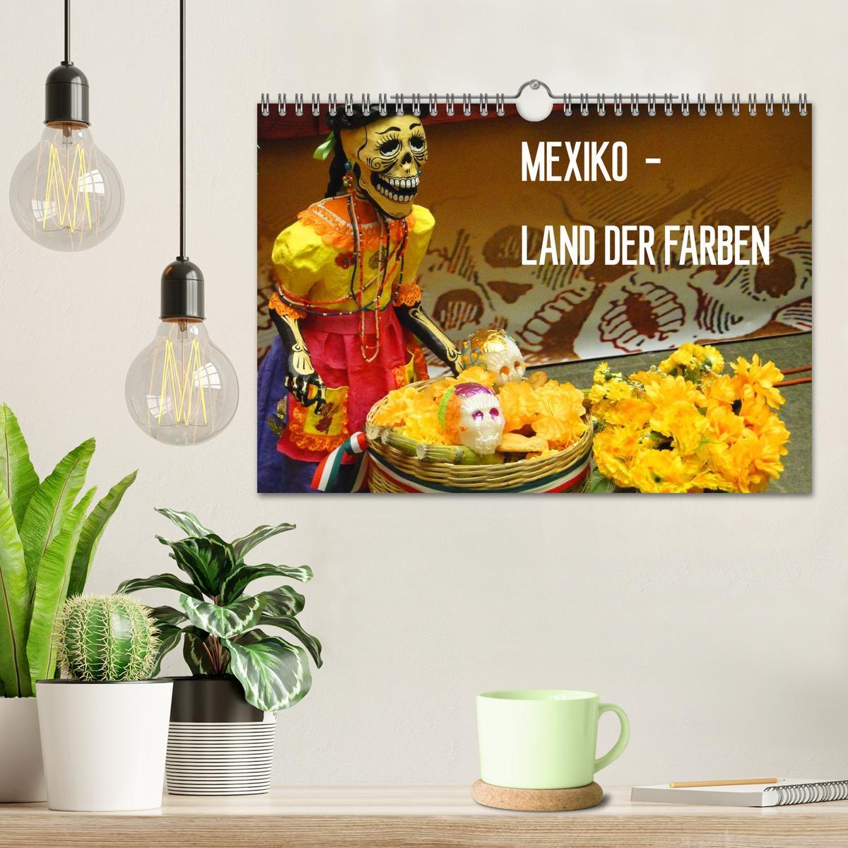 Bild: 9783435758494 | Mexiko - Land der Farben (Wandkalender 2025 DIN A4 quer), CALVENDO...