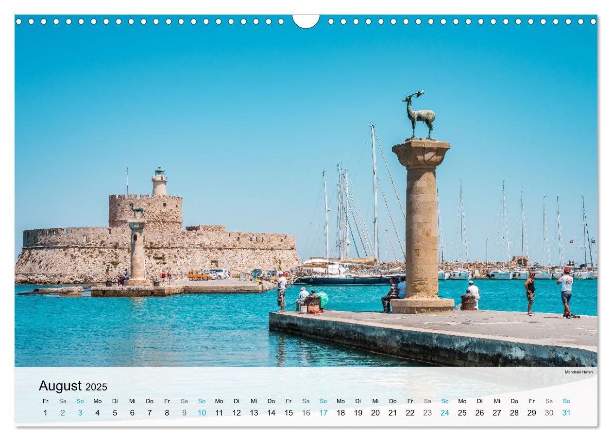 Bild: 9783383926303 | Rhodos - Die Highlights der Insel (Wandkalender 2025 DIN A3 quer),...