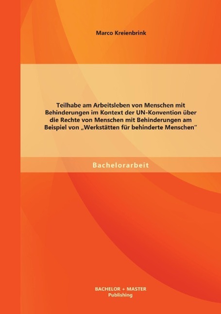 Cover: 9783956841248 | Teilhabe am Arbeitsleben von Menschen mit Behinderungen im Kontext...