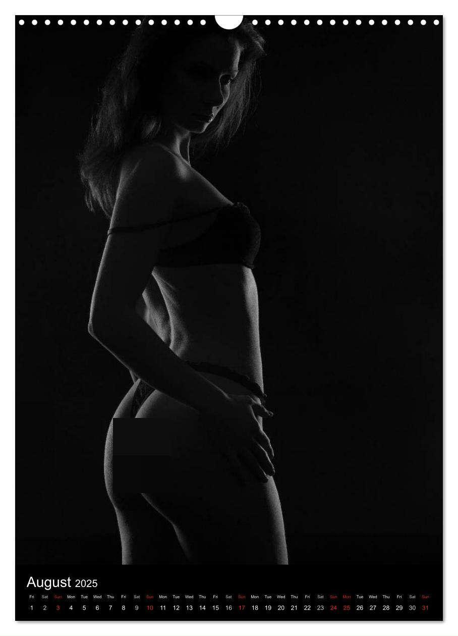 Bild: 9781325976850 | Erotic Silhouettes / UK-Version (Wall Calendar 2025 DIN A3...