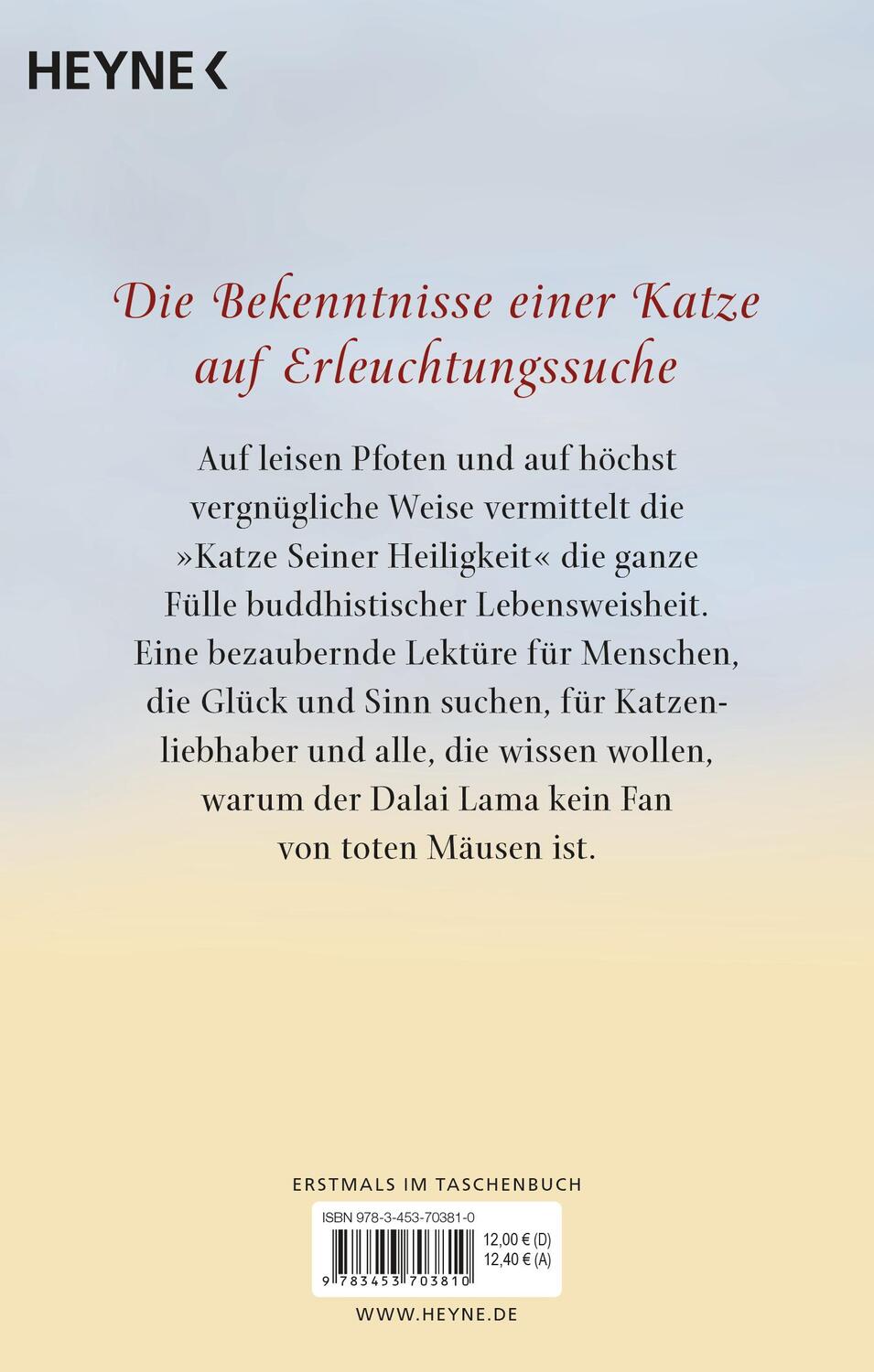 Bild: 9783453703810 | Die Katze des Dalai Lama | Roman | David Michie | Taschenbuch | 272 S.