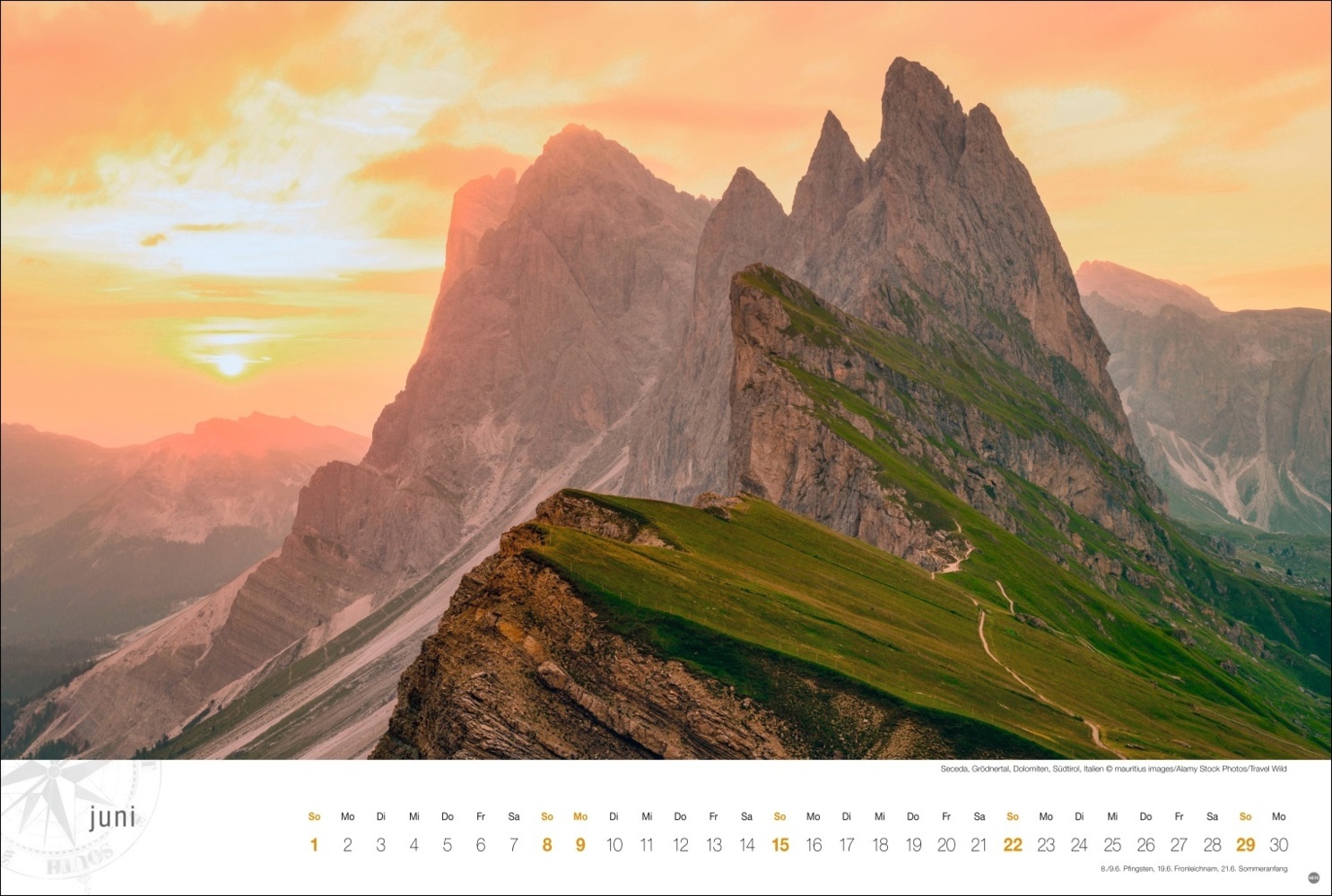 Bild: 9783756404841 | Südtirol Globetrotter Kalender 2025 - Von romantischen Tälern und...