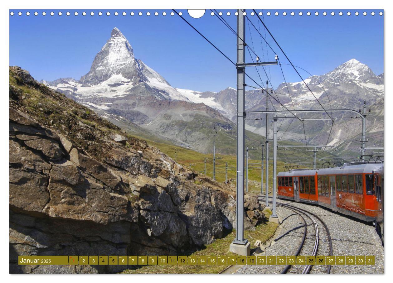 Bild: 9783435034314 | Bergwelt Zermatt (Wandkalender 2025 DIN A3 quer), CALVENDO...