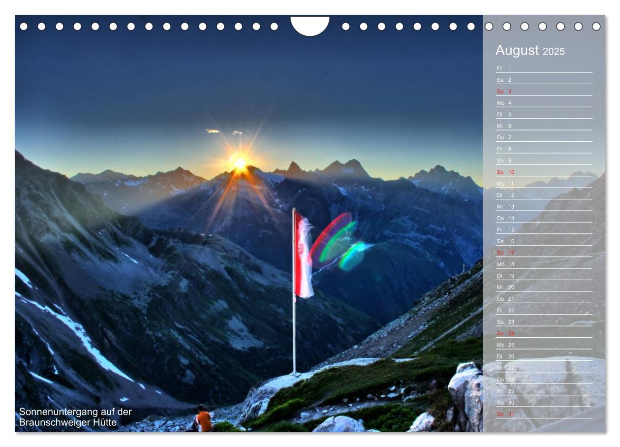 Bild: 9783435794706 | Alpenüberquerung (Wandkalender 2025 DIN A4 quer), CALVENDO...