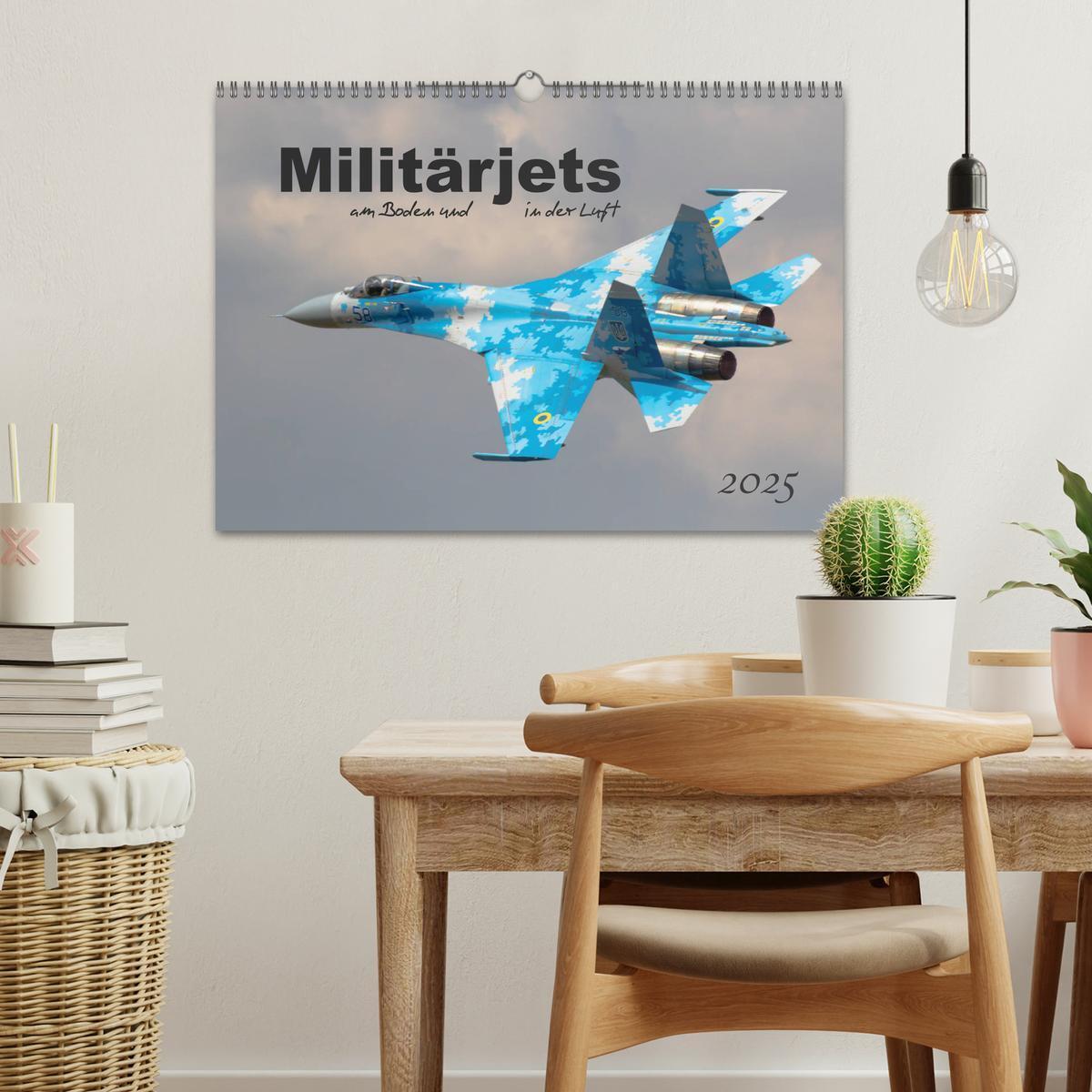 Bild: 9783435296903 | Militärjets am Boden und in der Luft (Wandkalender 2025 DIN A3...