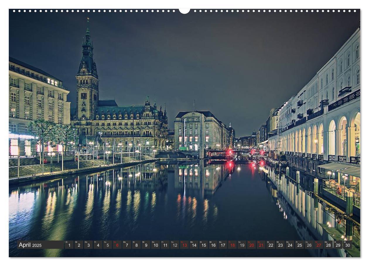 Bild: 9783435821297 | Stadt Hamburg (hochwertiger Premium Wandkalender 2025 DIN A2 quer),...