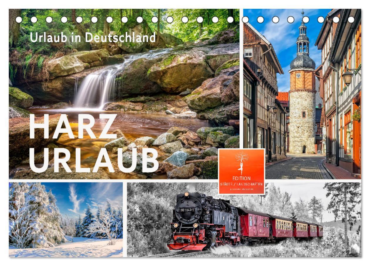 Cover: 9783435029891 | Harz - Urlaub (Tischkalender 2025 DIN A5 quer), CALVENDO...