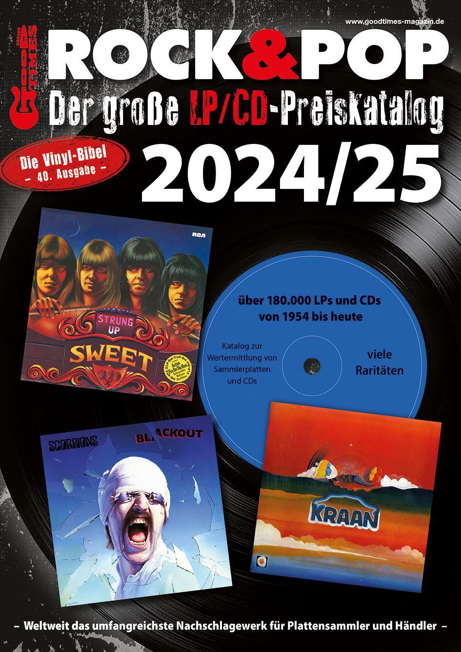 Cover: 9783938155417 | Der große Rock &amp; Pop LP/CD Preiskatalog 2024/25 | Martin Reichold