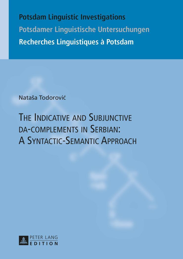 Cover: 9783631652343 | The Indicative and Subjunctive da-complements in Serbian: A...