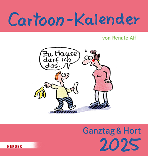 Cover: 9783451396908 | Cartoon-Kalender 2025. Ganztag &amp; Hort | Renate Alf | Kalender | 28 S.