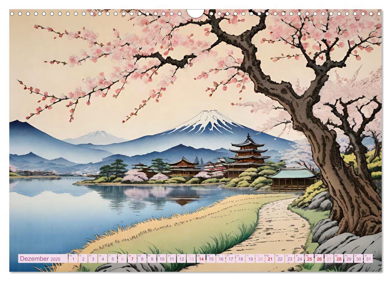 Bild: 9783383824982 | Hanami in Japan (Wandkalender 2025 DIN A3 quer), CALVENDO...