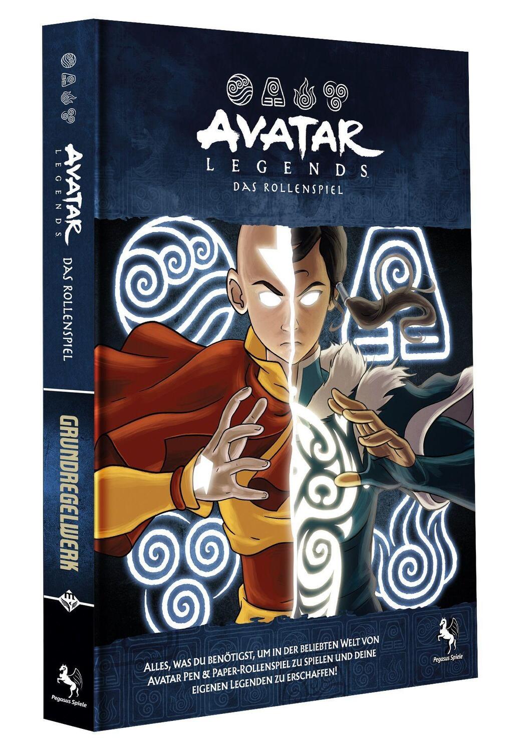 Cover: 9783969280942 | Avatar Legends - Das Rollenspiel: Grundregewerk (Hardcover) | Biswas