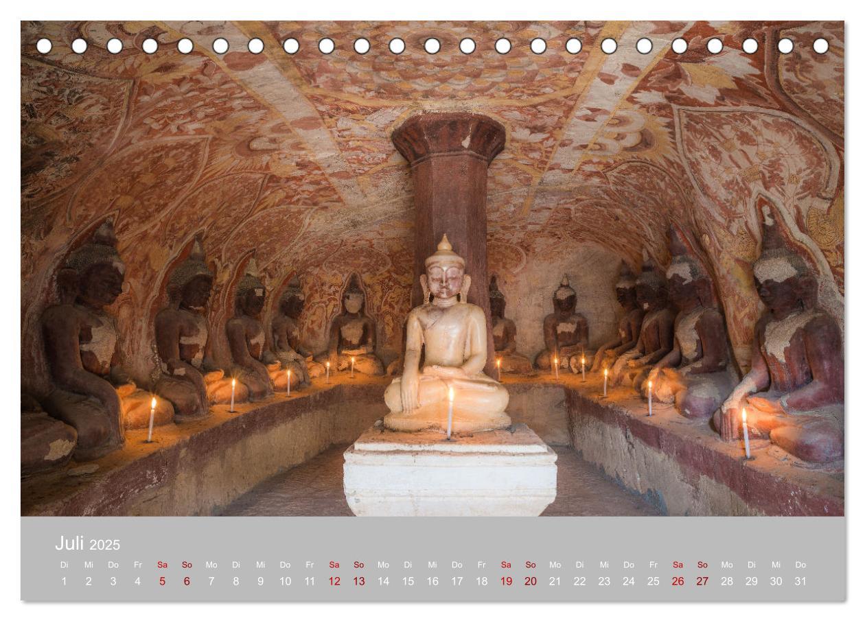 Bild: 9783383983252 | BUDDHA - Ein sanftes Lächeln (Tischkalender 2025 DIN A5 quer),...