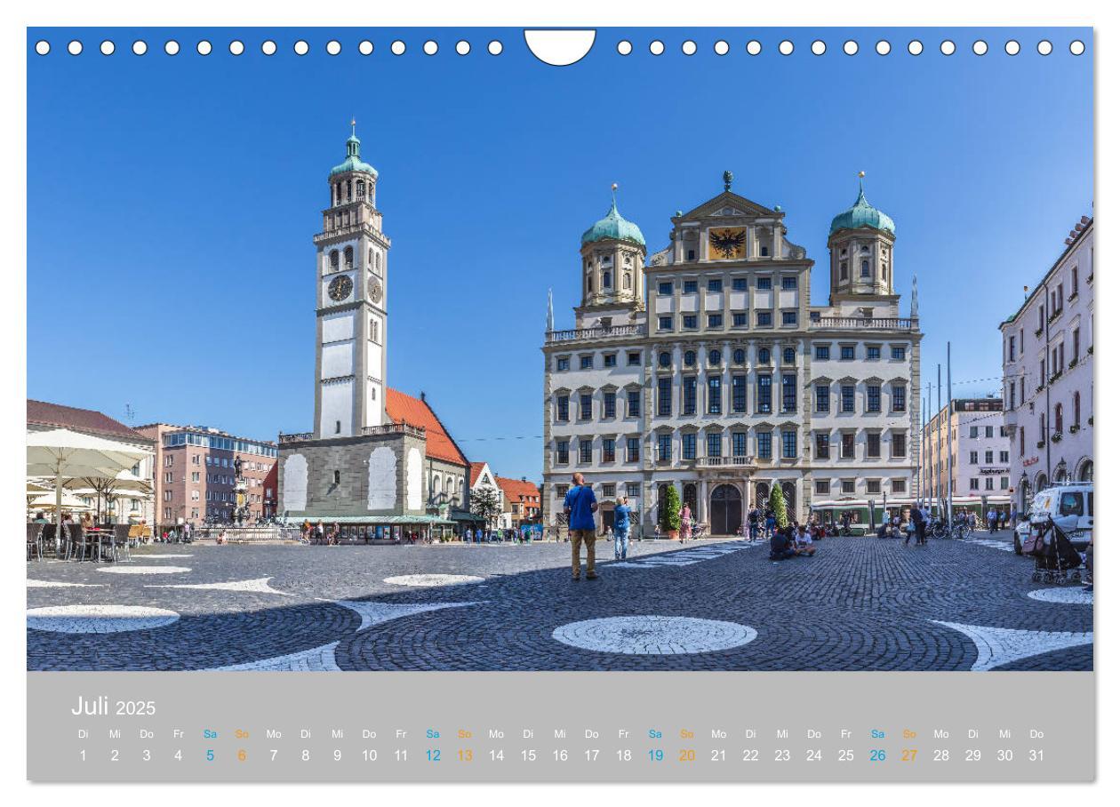 Bild: 9783435239764 | Augsburg - Stadt der Renaissance (Wandkalender 2025 DIN A4 quer),...