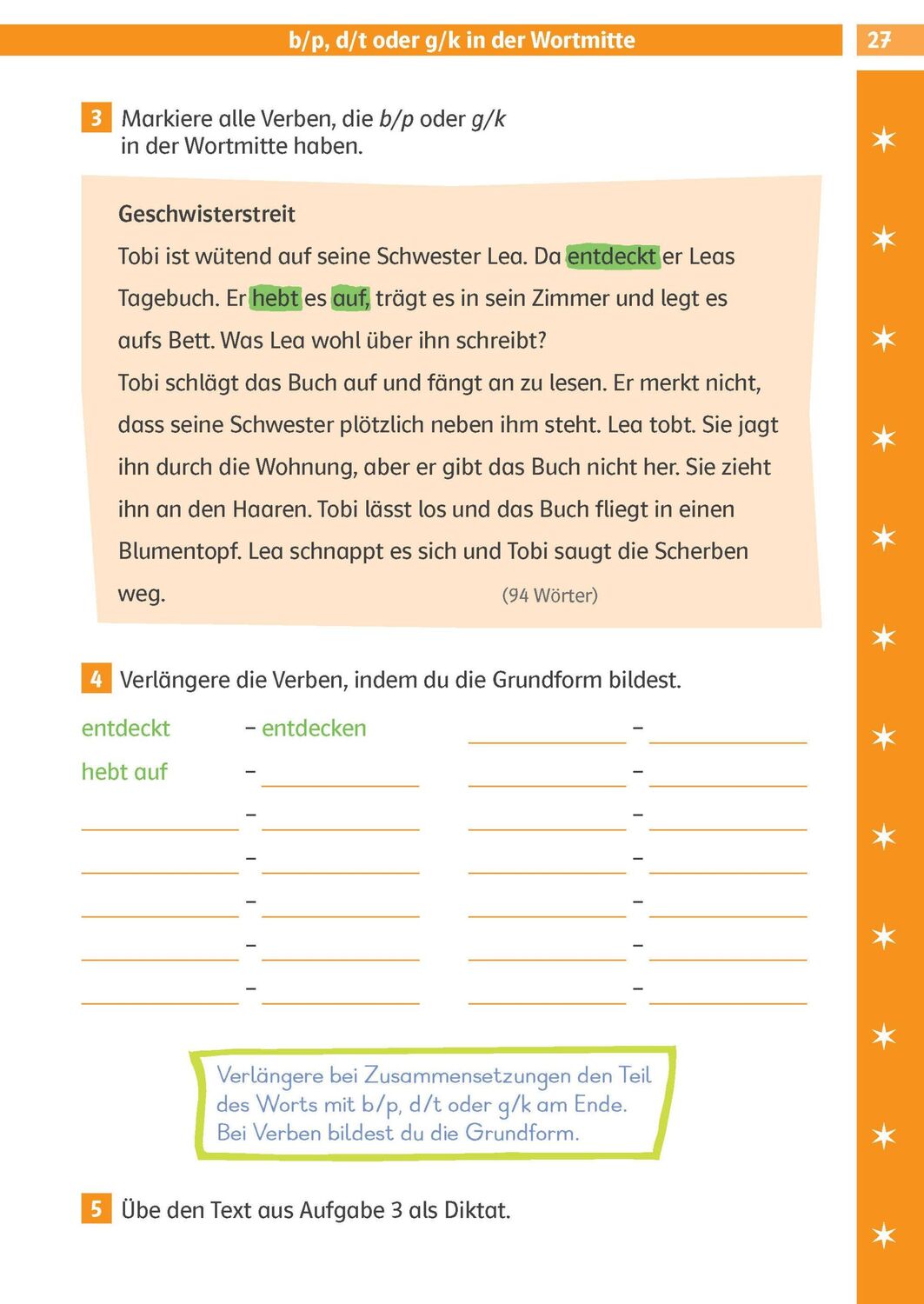 Bild: 9783129494233 | Die Deutsch-Helden. Diktate 3./4. Klasse | Deutsch in der Grundschule