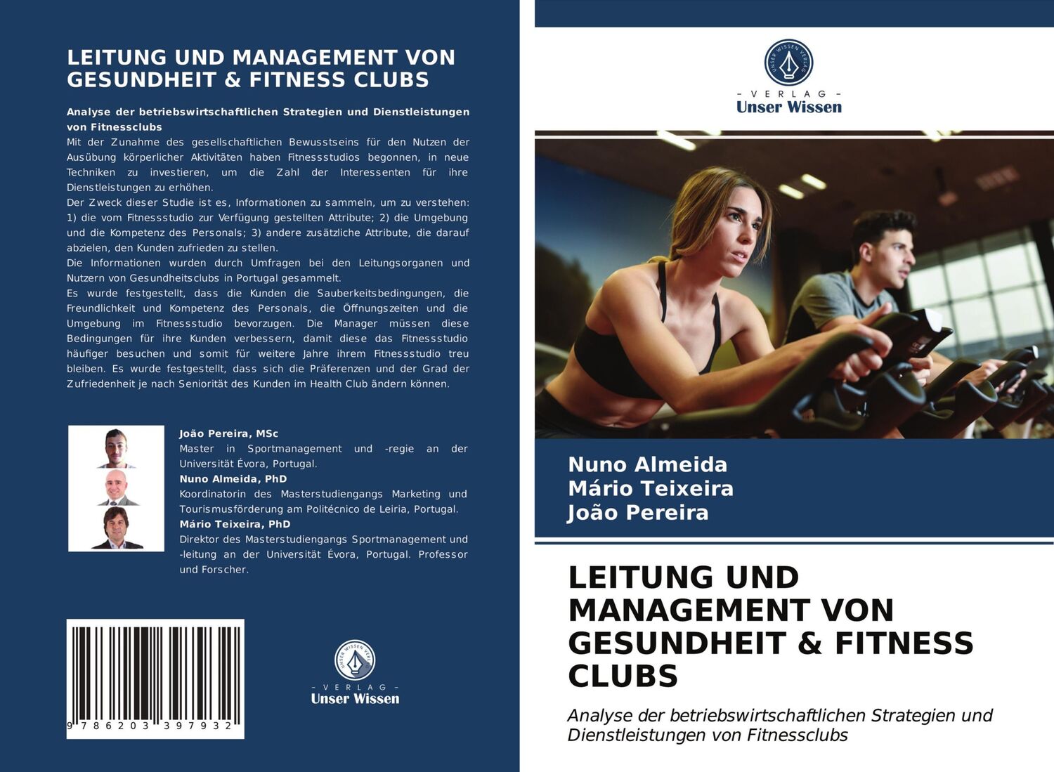 Cover: 9786203397932 | LEITUNG UND MANAGEMENT VON GESUNDHEIT &amp; FITNESS CLUBS | Taschenbuch