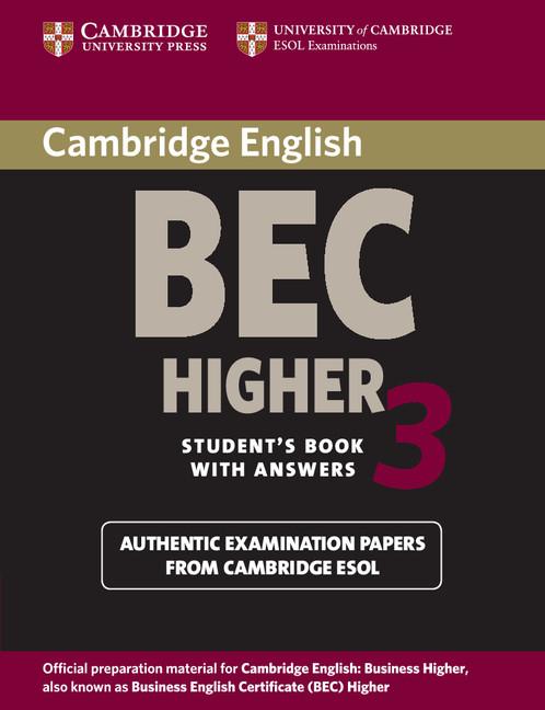 Cover: 9780521672030 | Cambridge BEC Higher 3 | Taschenbuch | Englisch | 2006