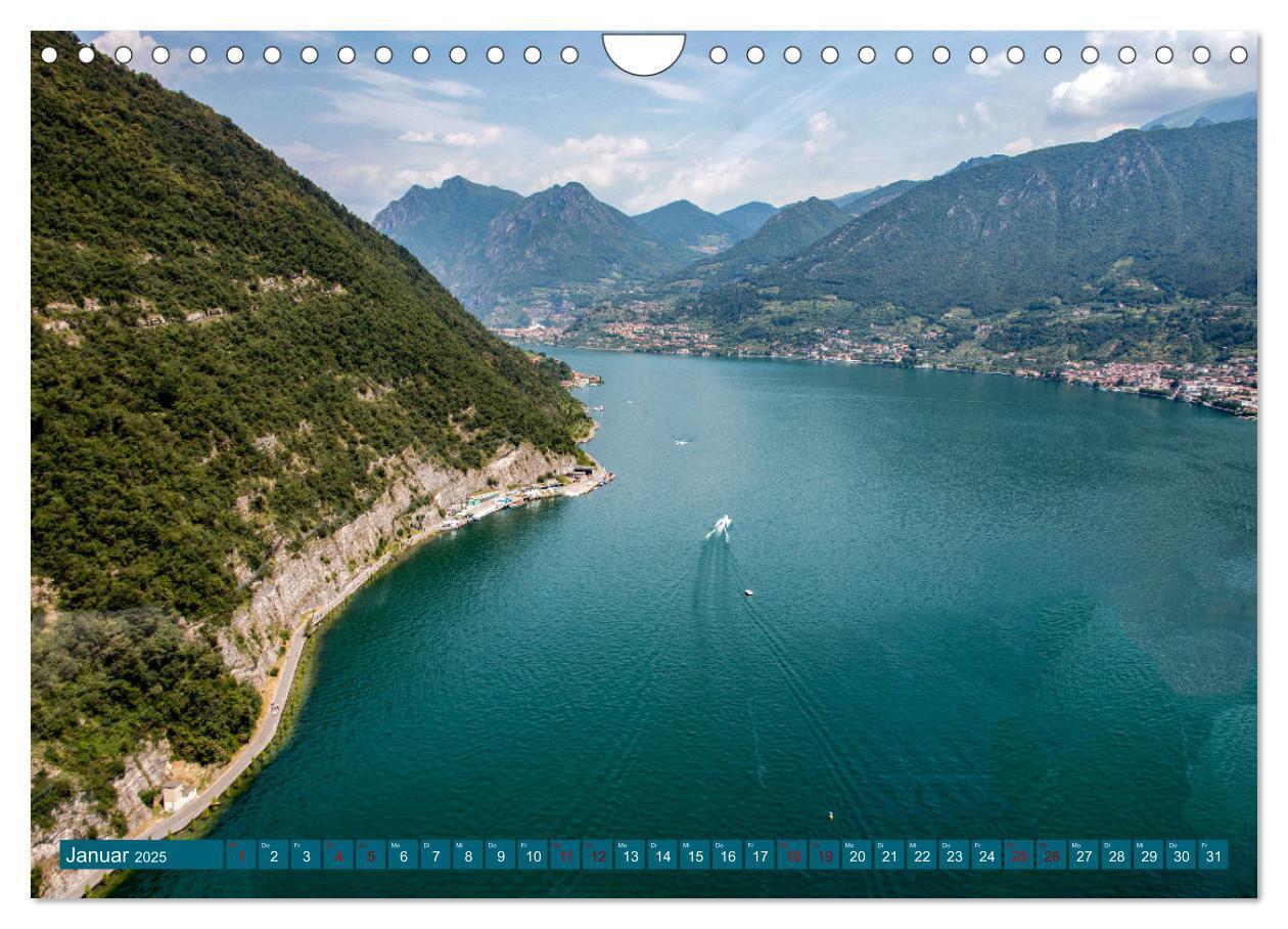 Bild: 9783435049264 | Iseo-See (Wandkalender 2025 DIN A4 quer), CALVENDO Monatskalender