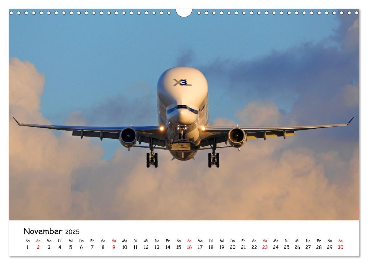 Bild: 9783435070411 | Flugzeuge am blauen Himmel (Wandkalender 2025 DIN A3 quer),...