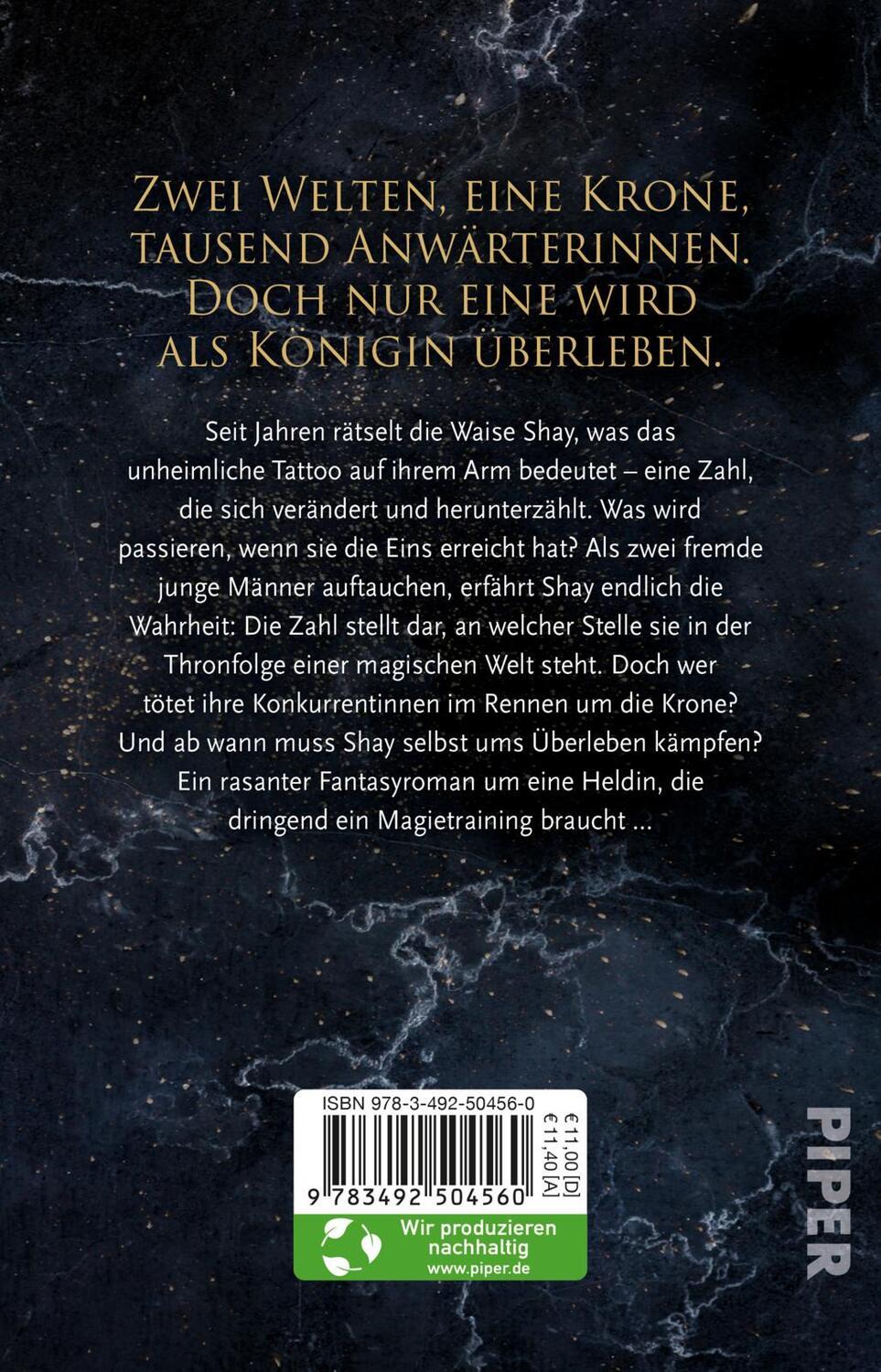 Rückseite: 9783492504560 | Queen of Magic - Das Zeichen der Königin | Liane Mars | Taschenbuch