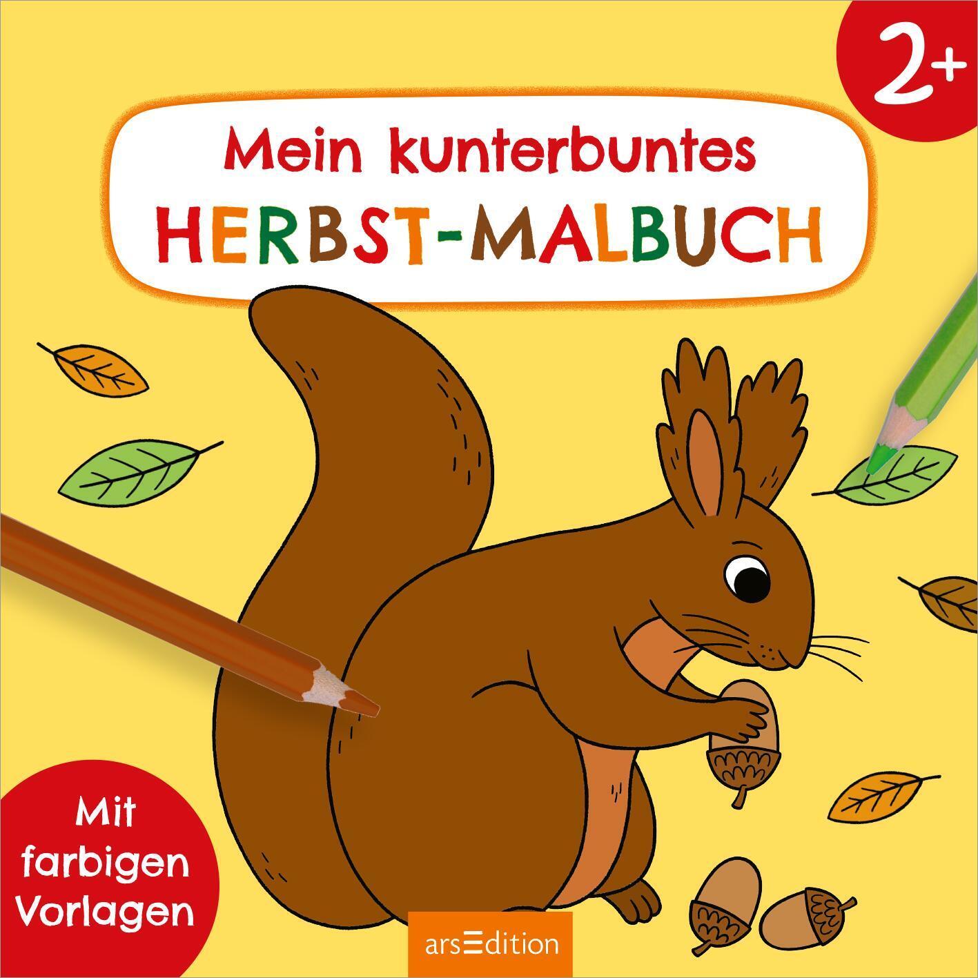 Bild: 9783845859880 | Malbuch ab 2 - Mein kunterbuntes Herbst-Malbuch | Trixi Schneefuß