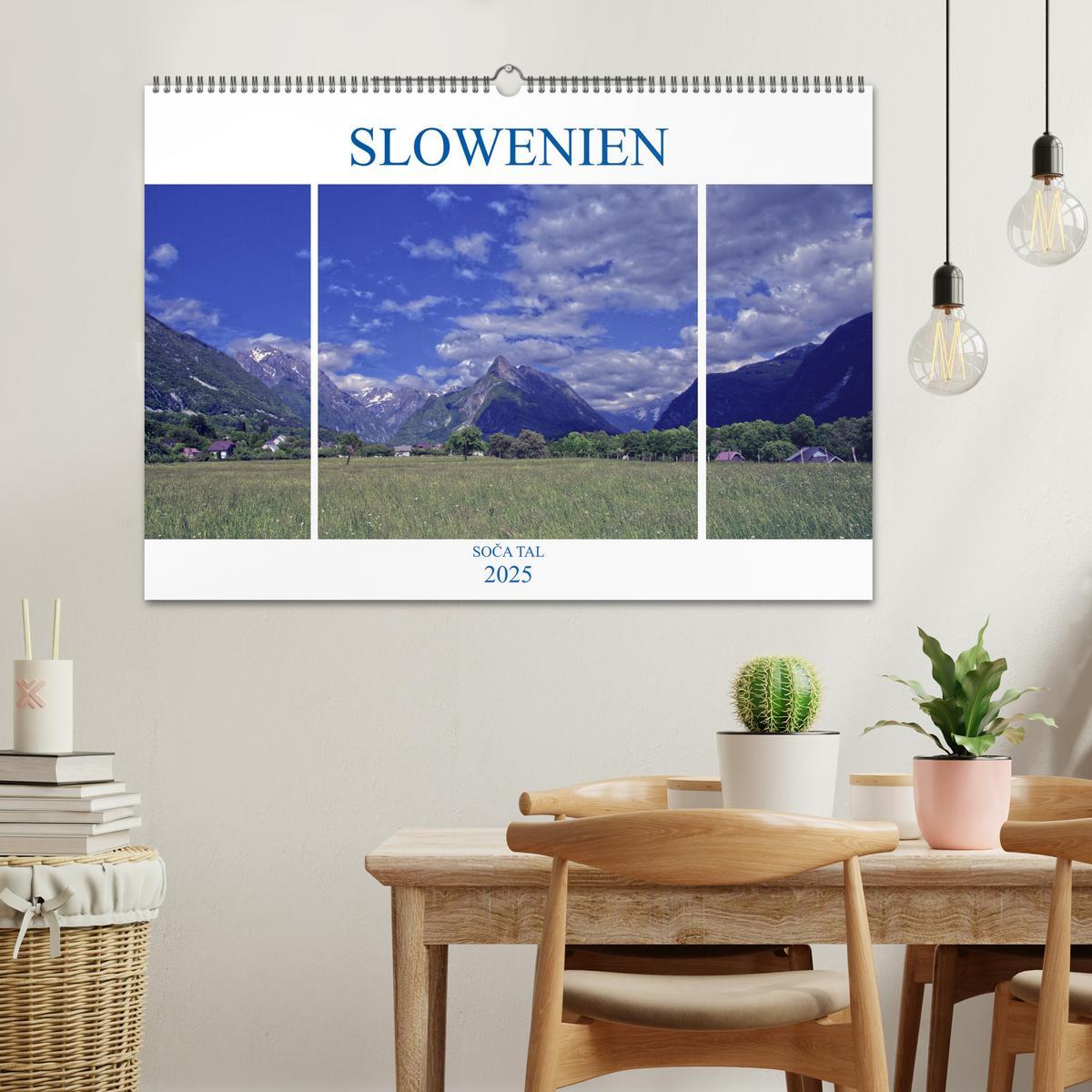 Bild: 9783435439287 | Slowenien - Soca Tal (Wandkalender 2025 DIN A2 quer), CALVENDO...