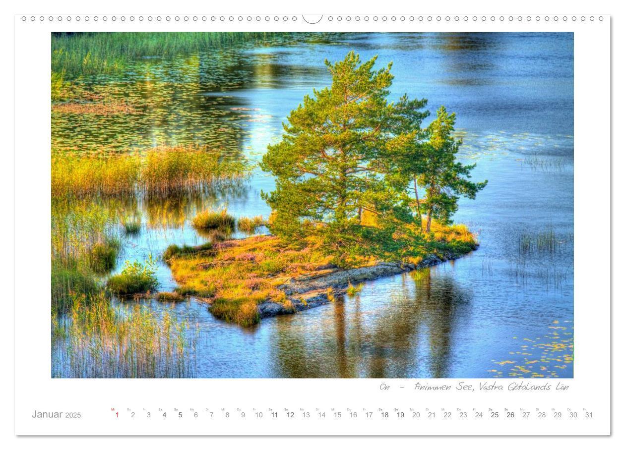 Bild: 9783435824663 | Sehnsucht Schweden - Sverige (Wandkalender 2025 DIN A2 quer),...