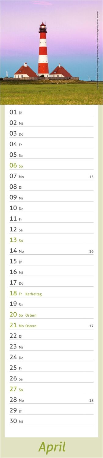 Bild: 9783756406722 | Leuchttürme Langplaner 2025 | Heye | Kalender | Spiralbindung | 13 S.