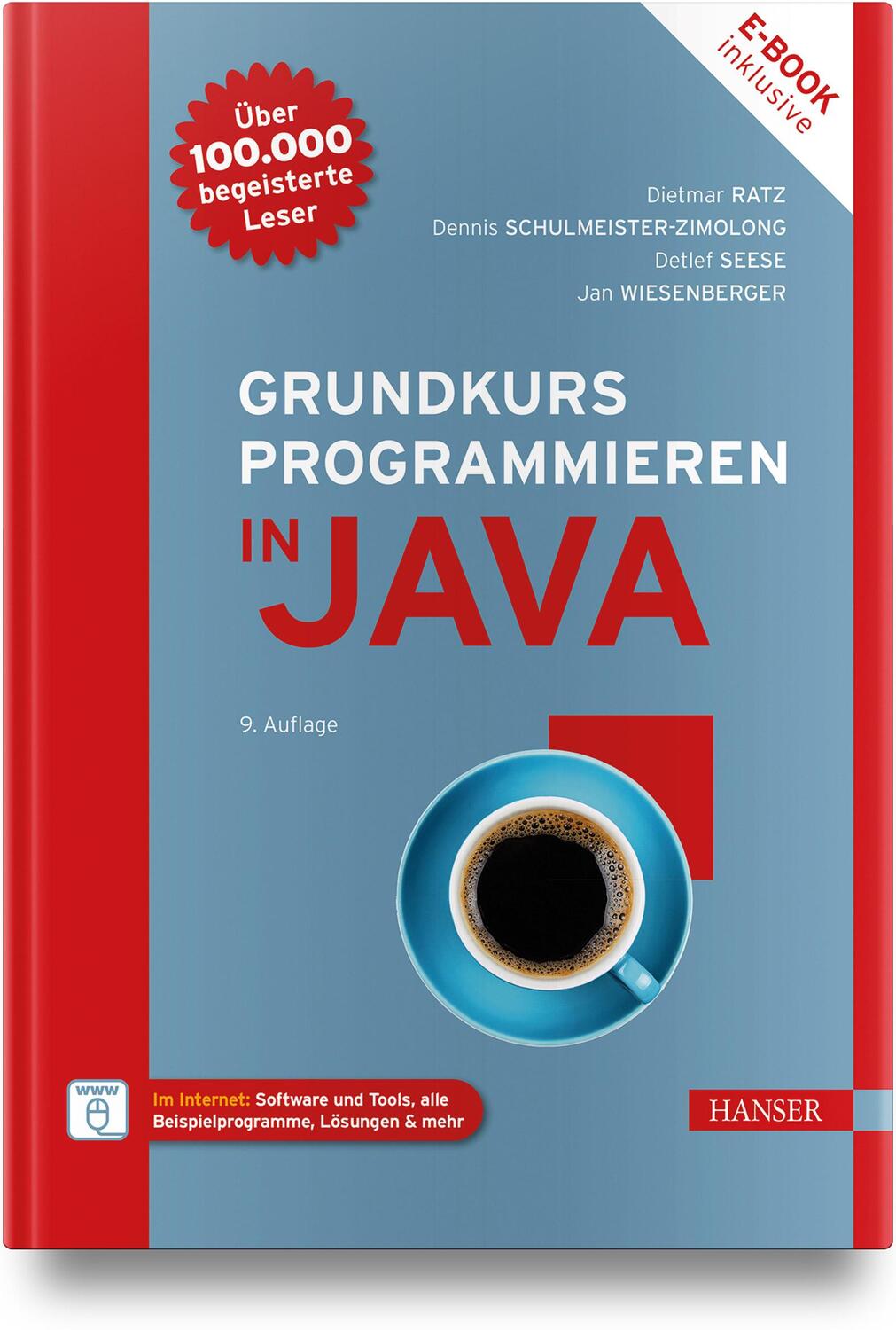 Cover: 9783446481220 | Grundkurs Programmieren in Java | Dietmar Ratz (u. a.) | Bundle | 2024