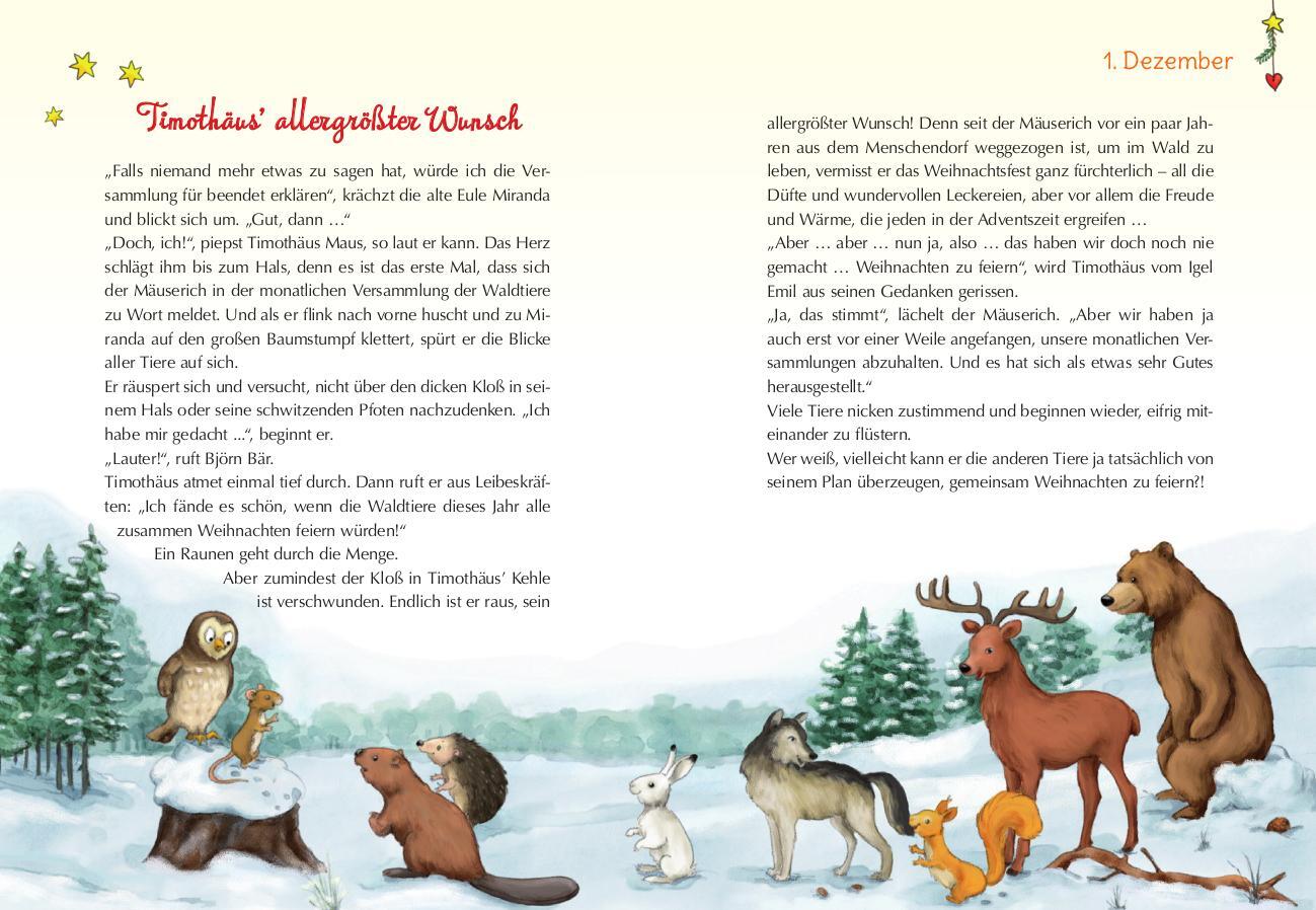 Bild: 9783780664211 | Das Weihnachtsfest der Tiere | Ein Adventskalenderbuch | Mauder | Buch