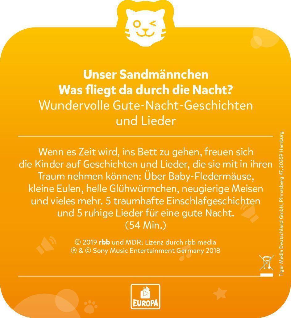 Bild: 4260535481071 | tigercard - Unser Sandmännchen - Folge 16: Was fliegt da durch die...