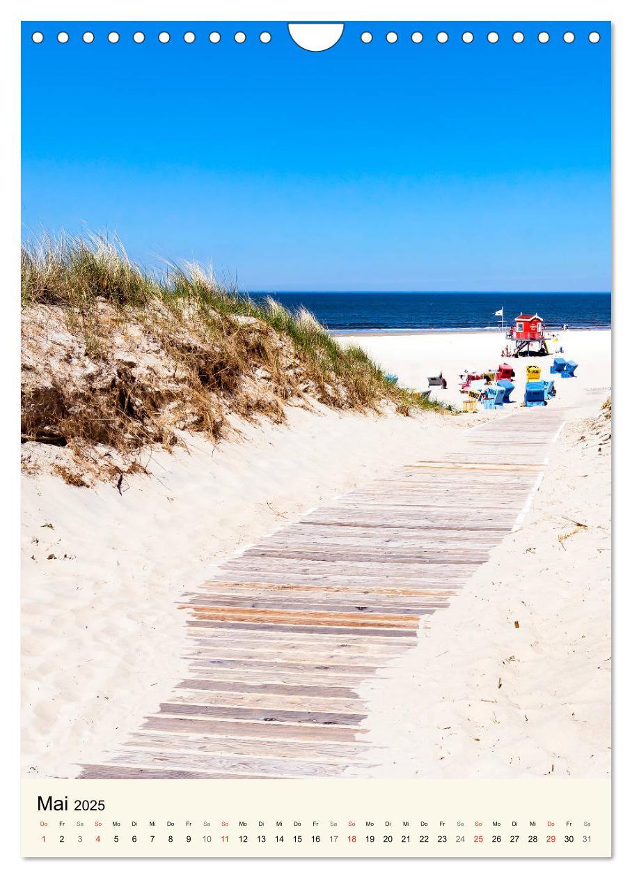 Bild: 9783435969586 | LANGEOOG Strandspaziergang (Wandkalender 2025 DIN A4 hoch),...