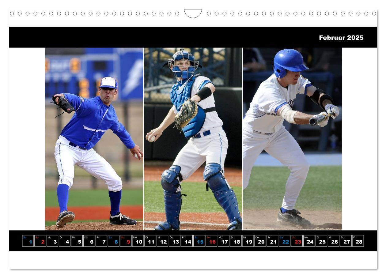 Bild: 9783435484409 | Kultsport Baseball (Wandkalender 2025 DIN A3 quer), CALVENDO...