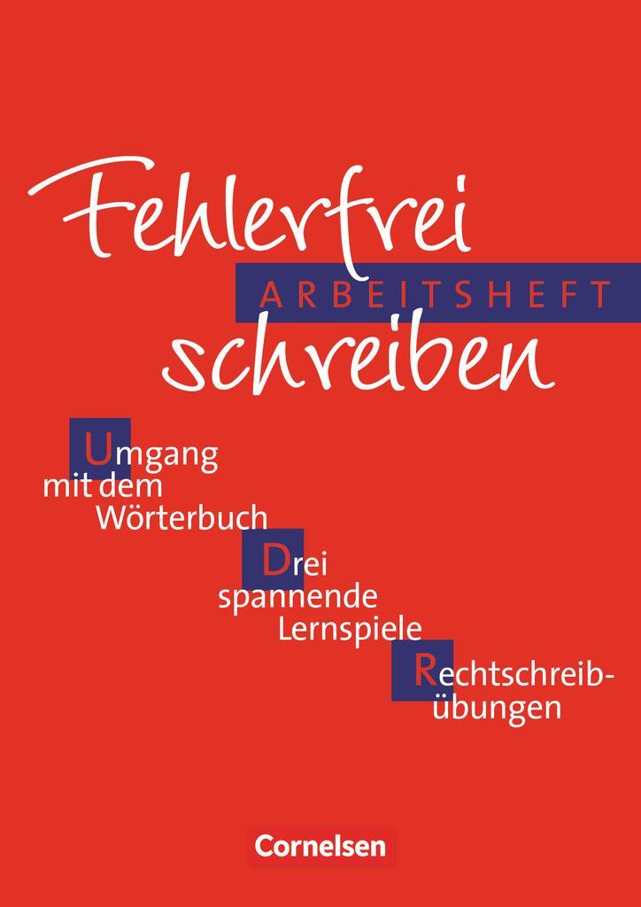 Cover: 9783464605387 | Fehlerfrei schreiben. Arbeitsheft 5. - 7. Schuljahr | Diethard Lübke