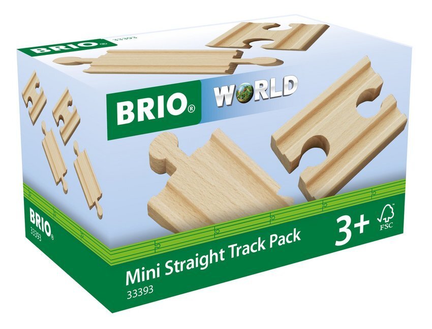 Cover: 7312350333930 | 33393 BRIO 1/4 Ausgleichsschienen Mix | BRIO® | Stück | In Schachtel