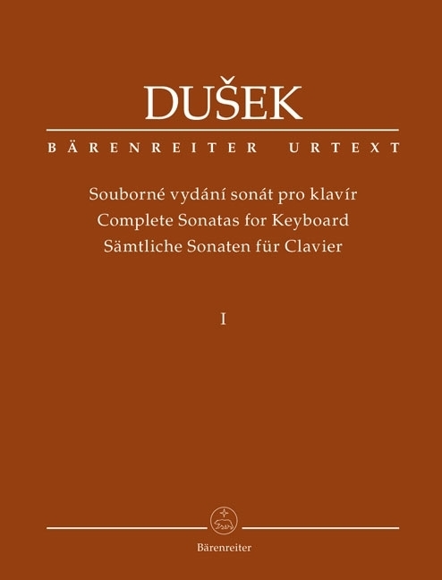 Cover: 9790260107625 | Sämtliche Sonaten für Clavier, Partitur | Frantisek Xaver Dusek | Buch