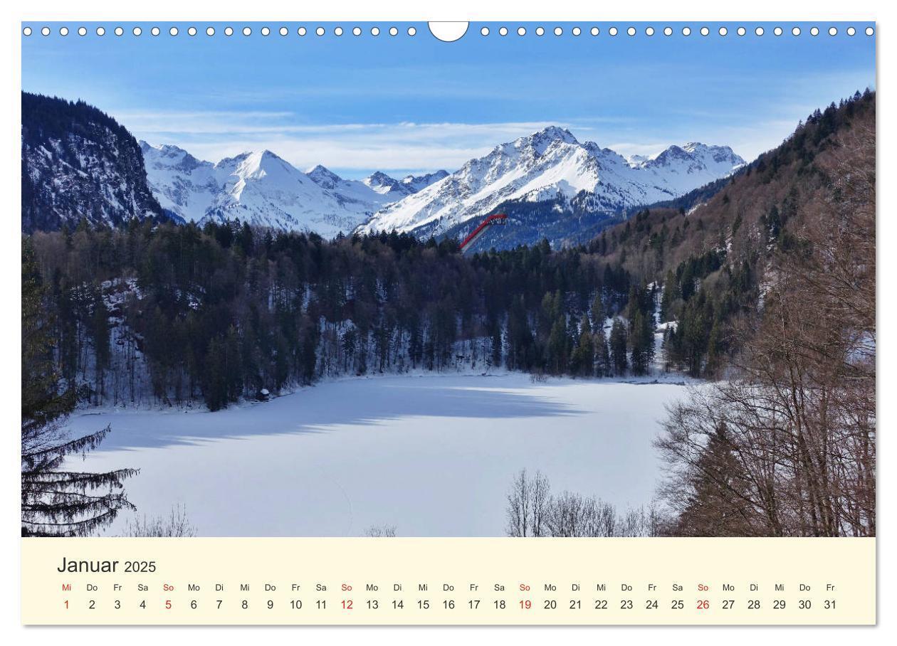 Bild: 9783435192076 | Wanderglück im Allgäu (Wandkalender 2025 DIN A3 quer), CALVENDO...