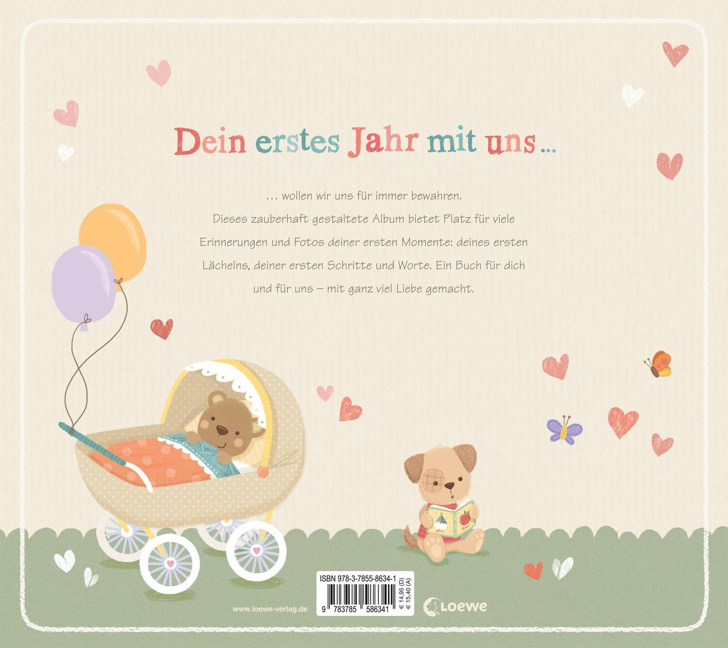 Bild: 9783785586341 | Dein erstes Jahr | Babyalbum | Loewe Eintragbücher | Buch | 32 S.